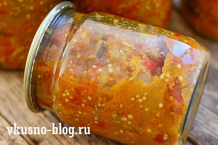 Баклажаннаяікра шматочками на зиму. Покроковий рецепт з фото